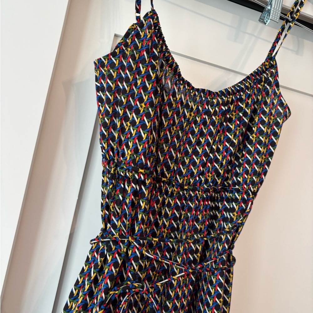 Tory Burch black basket weave jumpsuit
